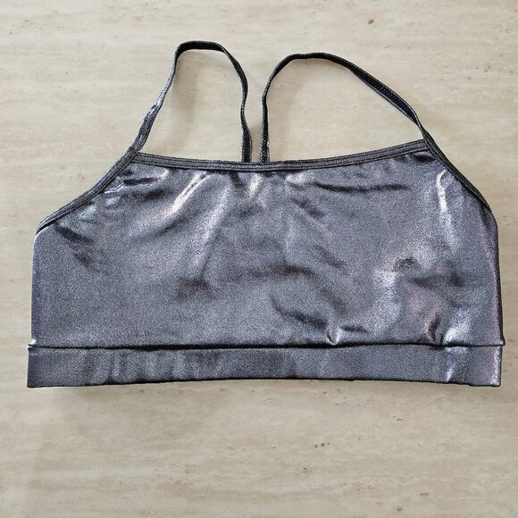 Weissman Balera silver dance top NWOT - Picture 1 of 5